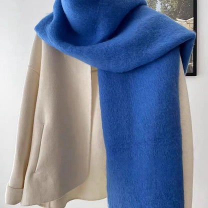 🧣🍂Solid Color Tassel Scarf – Thick & Cozy Fall-Winter Style for Women & Men