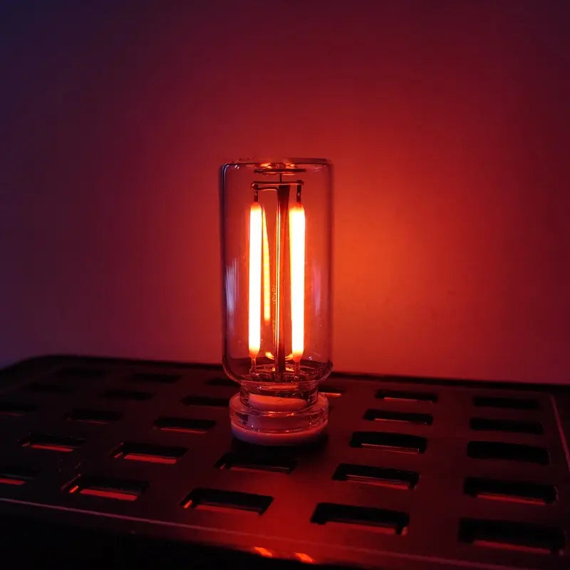 🚗✨ USB Touch-Dimmable LED Filament Night Light – Warm Ambient Glow for Cars & Bedrooms 💡