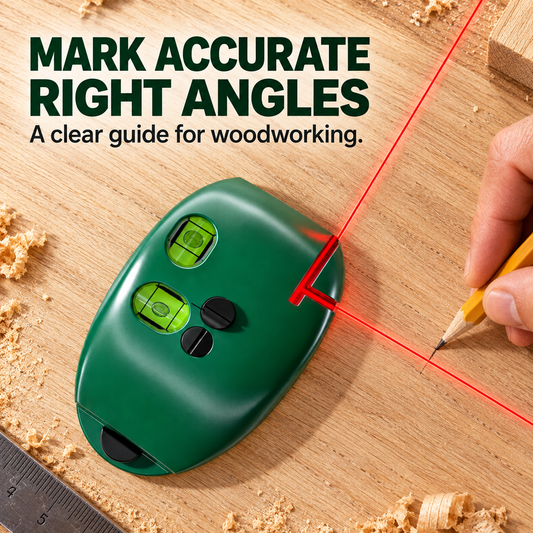 📐🔴 Electronic 90° Red Light Angle Level – Fast & Accurate Digital Angle Measurement Tool ✨