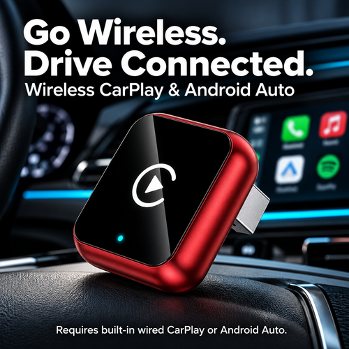 🚗📱 2027 Wireless CarPlay & Android Auto Adapter – Plug & Play USB Dongle ✨