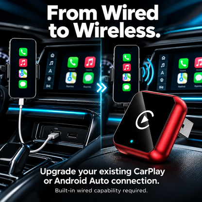 🚗📱 2027 Wireless CarPlay & Android Auto Adapter – Plug & Play USB Dongle ✨