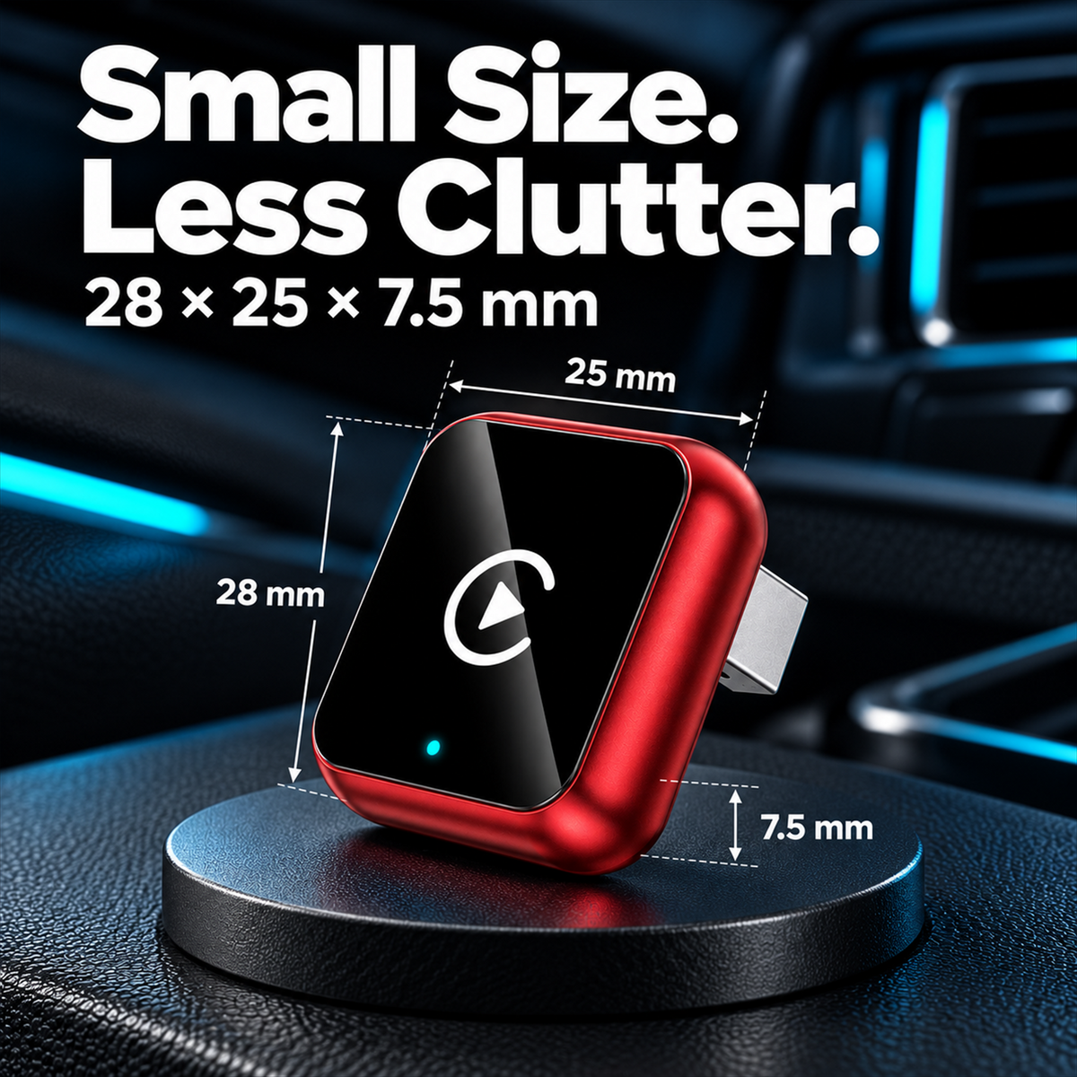 🚗📱 2027 Wireless CarPlay & Android Auto Adapter – Plug & Play USB Dongle ✨
