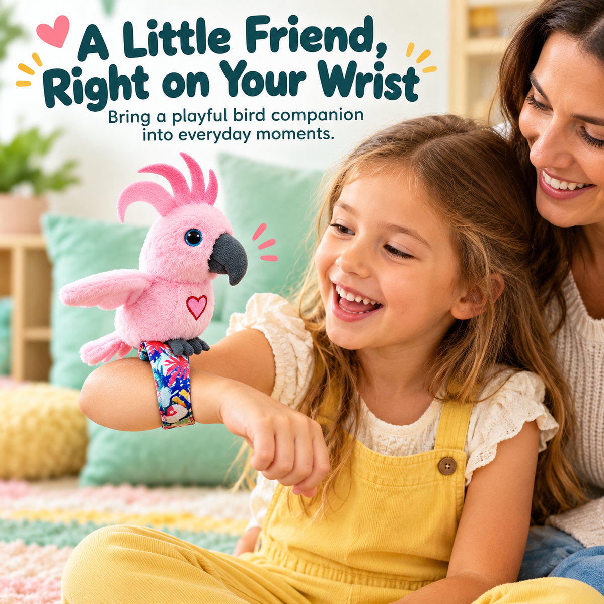 🦜 Interactive Talking Parrot Plush Toy – Sound-Activated Pet Bird Companion 🎶