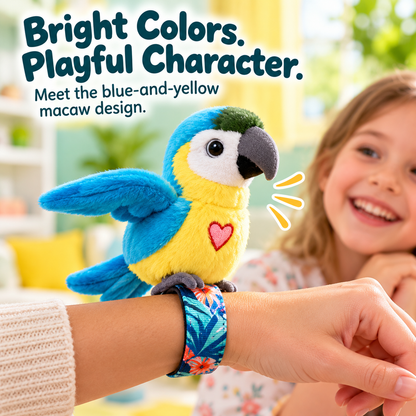 🦜 Interactive Talking Parrot Plush Toy – Sound-Activated Pet Bird Companion 🎶