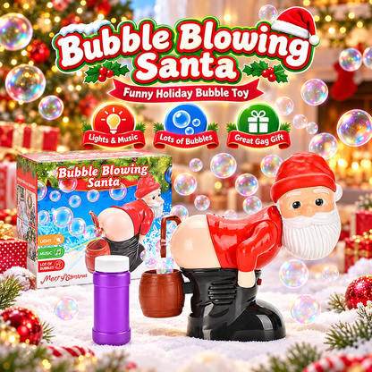 🎅 Santa Bubble Blowing Machine – Funny Sound Effects & Christmas Music
