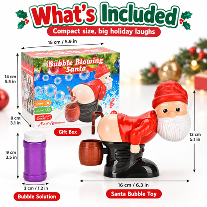🎅 Santa Bubble Blowing Machine – Funny Sound Effects & Christmas Music