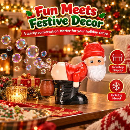 🎅 Santa Bubble Blowing Machine – Funny Sound Effects & Christmas Music