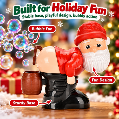 🎅 Santa Bubble Blowing Machine – Funny Sound Effects & Christmas Music
