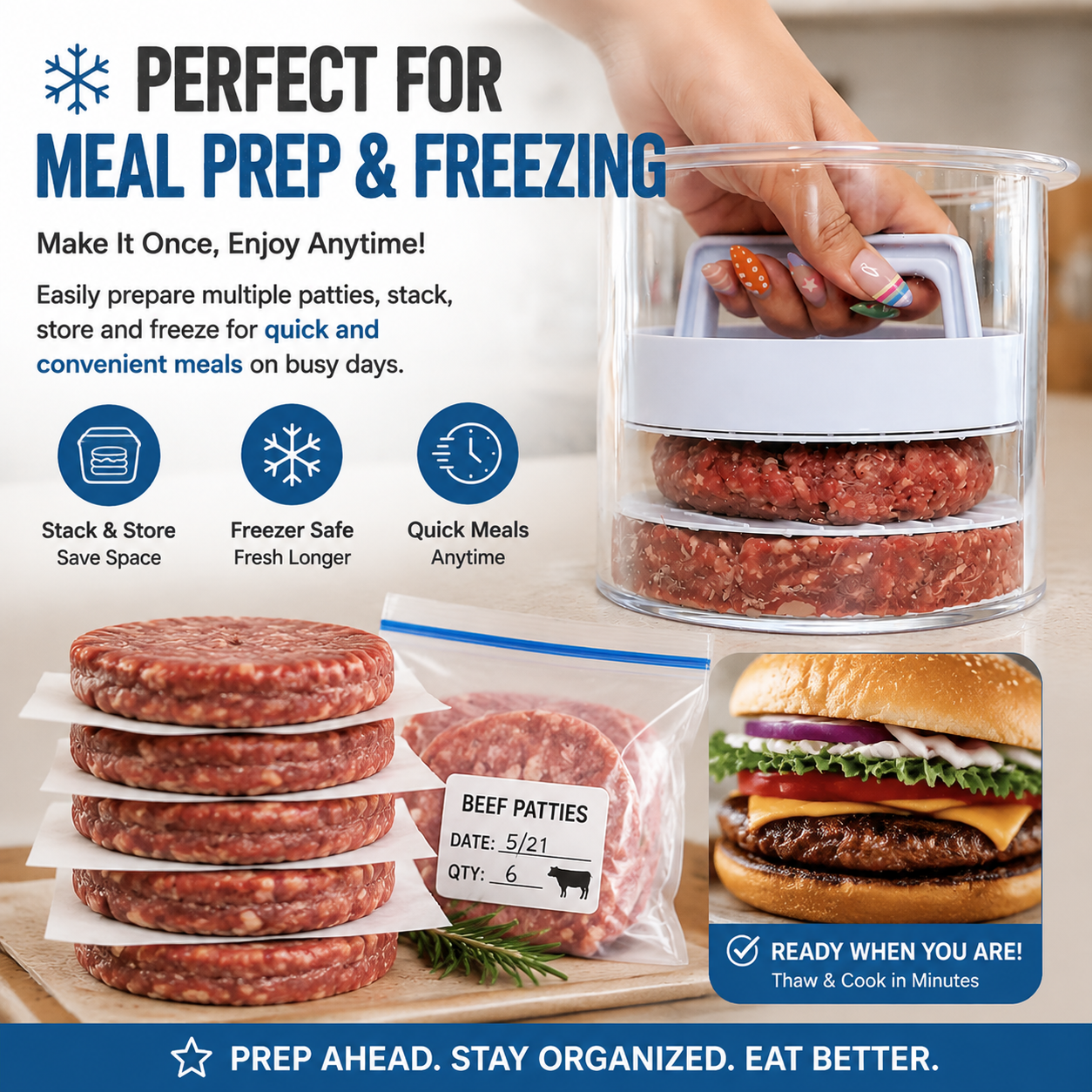 Patty Makers & Burger Presses for Meat Processing
