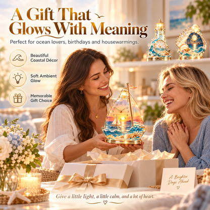 Coastal Glow decorative clock collection