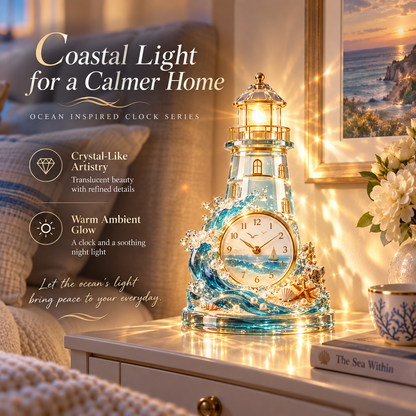 Coastal Glow decorative clock collection
