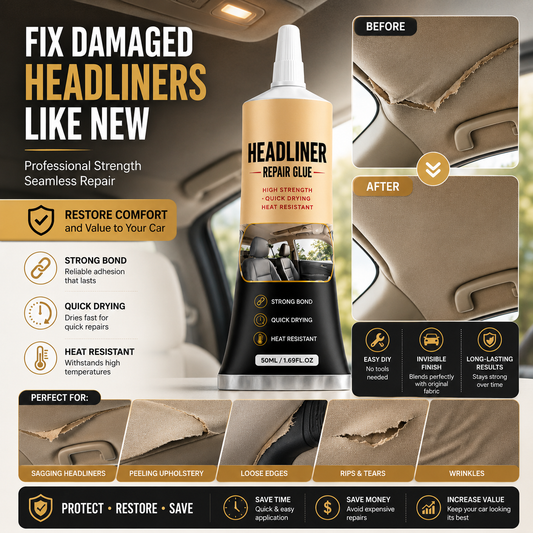 🚗 Waterproof Car Headliner Repair Glue 🔧