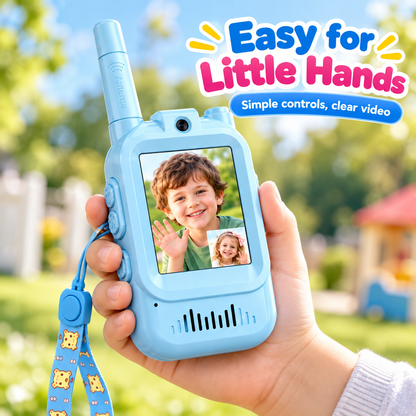 Kids Video Walkie Talkies – See, Talk & Play with 2-Way HD Video Communication