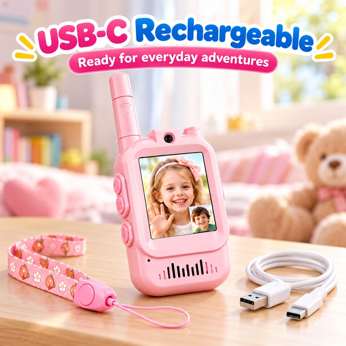 Kids Video Walkie Talkies – See, Talk & Play with 2-Way HD Video Communication