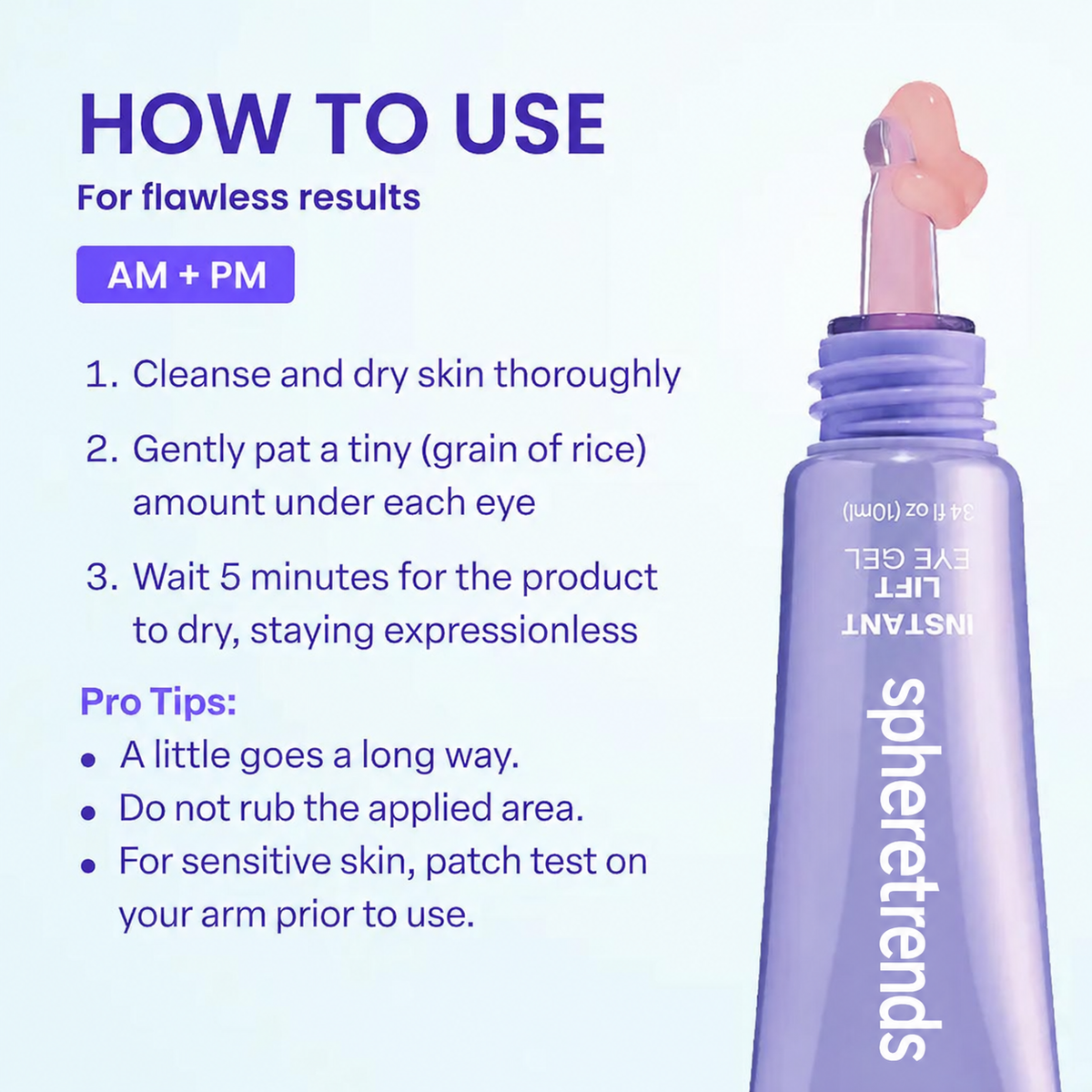 5-Minute Instant Eye Lift Gel – Smooth Fine Lines, Puffiness & Tired-Looking Eyes