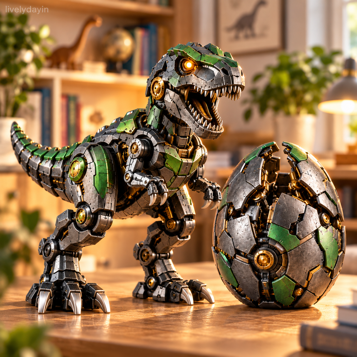 🦖🔥 NEW ARRIVAL🔥 Mechanical T-Rex Egg – From Mysterious Egg to Mighty Robotic Dinosaur! 🥚⚙️✨