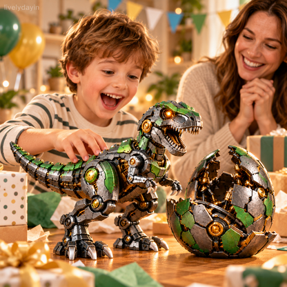 🦖🔥 NEW ARRIVAL🔥 Mechanical T-Rex Egg – From Mysterious Egg to Mighty Robotic Dinosaur! 🥚⚙️✨