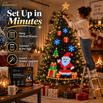 🎄 Smart LED Christmas Tree Lights ✨ DIY Holiday Patterns App Control Decoration🎄🎄
