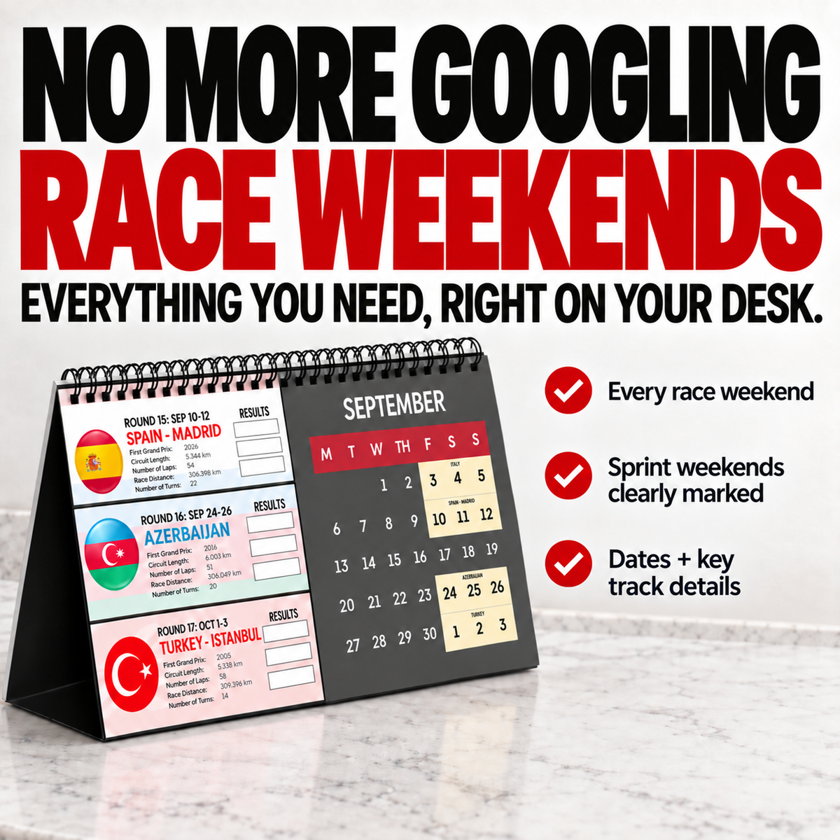 2027 Formula Fanatics Desktop Race Calendar