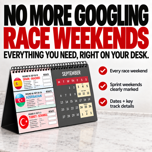 2027 Formula Fanatics Desktop Race Calendar