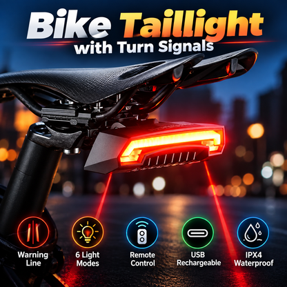 Smart Bike Taillight with Wireless Turn Signals