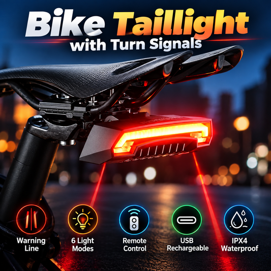Smart Bike Taillight with Wireless Turn Signals