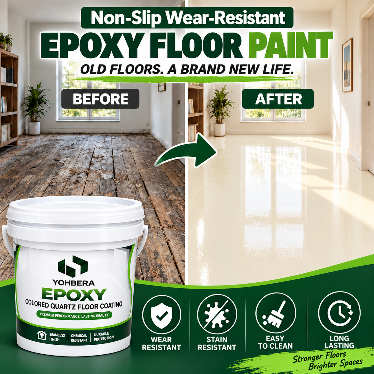 2026 Best Floor Paint for Renovations – Slip-Resistant High strength, waterproof, healthy and eco-friendly