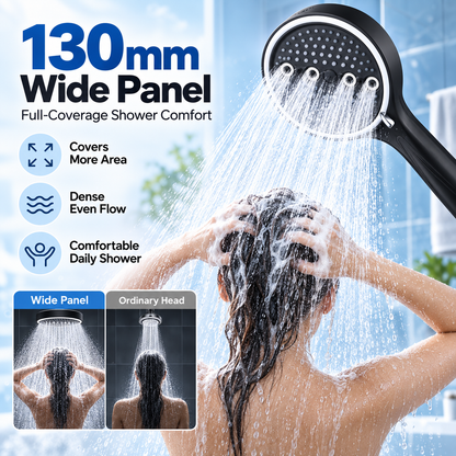 🚿 🚿 6-Mode High-Pressure Handheld Shower Head for a Better Daily Rinse