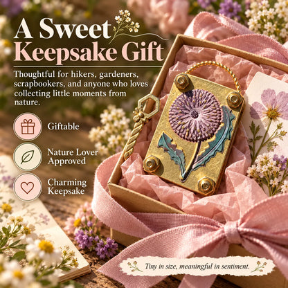 🎁Mini Brass Flower Press – Pocket-Sized Botanical Keepsake
