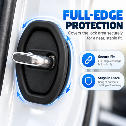 Door Latch Lock Cover – Universal Self-Adhesive Car Door Protector
