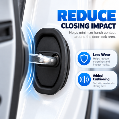 Door Latch Lock Cover – Universal Self-Adhesive Car Door Protector