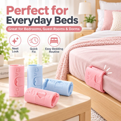 36-Pack Two-Speed Adjustable Sheet Grippers – Secure Bed Sheet Fasteners