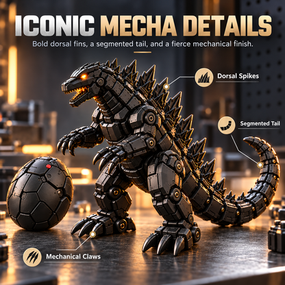 🥚 Egg to Godzilla – 2-in-1 Transforming Mechanical Monster Figure