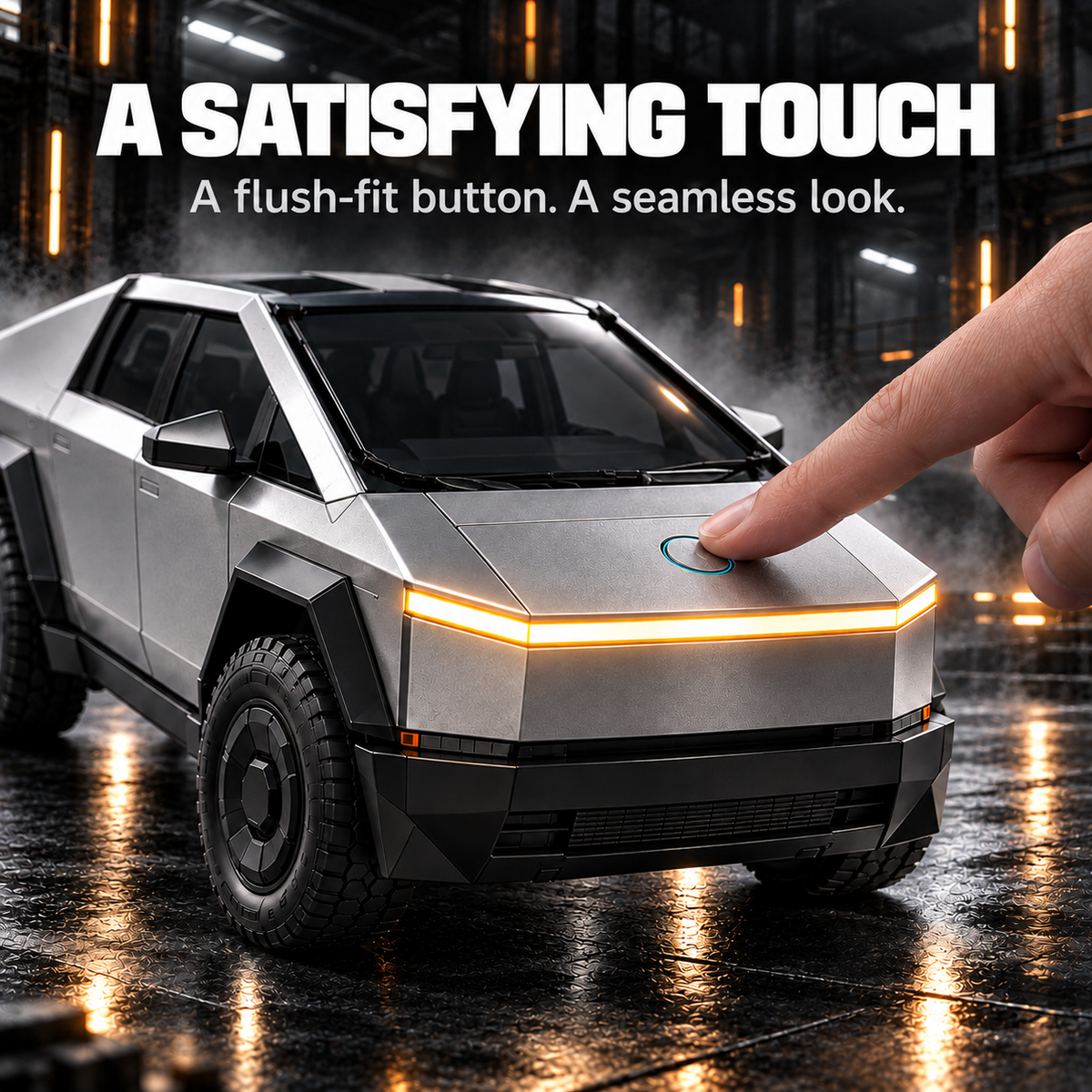 🚀 2-in-1 Transforming Cyber Pickup Truck & Robot Toy – One Toy, Two Forms! 🎁 Perfect Christmas Gift