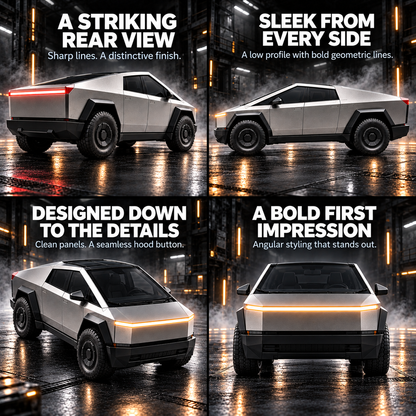 🚀 2-in-1 Transforming Cyber Pickup Truck & Robot Toy – One Toy, Two Forms! 🎁 Perfect Christmas Gift