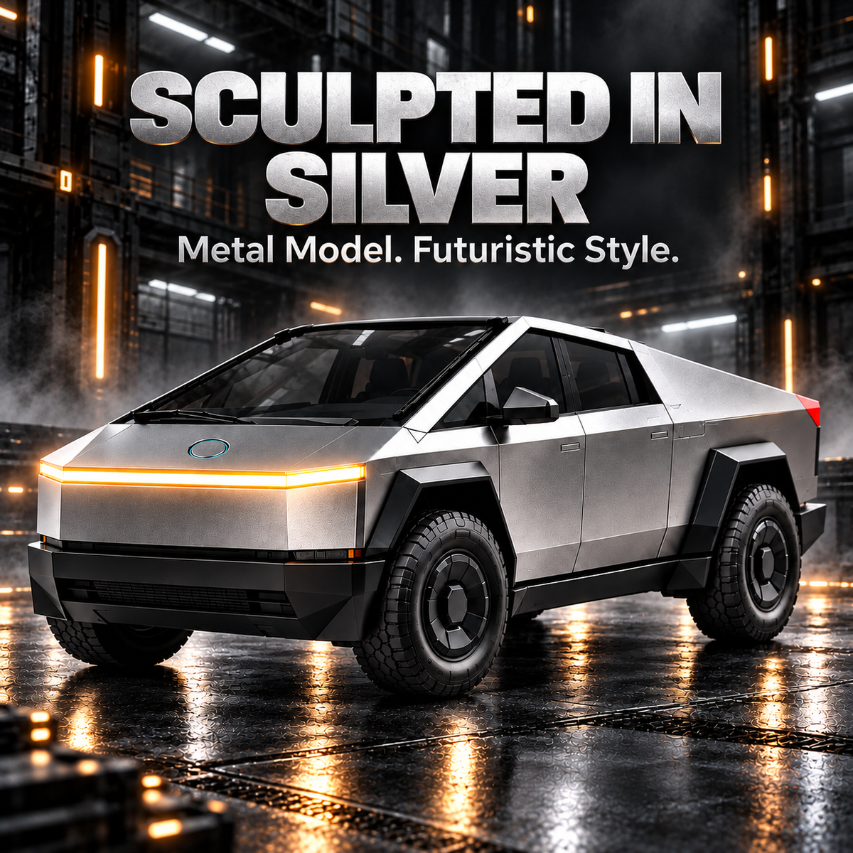 🚀 2-in-1 Transforming Cyber Pickup Truck & Robot Toy – One Toy, Two Forms! 🎁 Perfect Christmas Gift