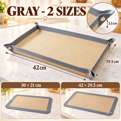 2 Pack Snap-Lock Silicone Baking Mat -2in-1 Nonstick Oven Liner & RaisedEdge Roasting Mat