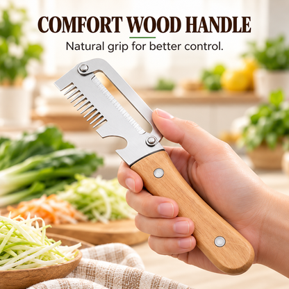 2 Pack Multifunction Vegetable Peeler & Shredder | Stainless Steel Kitchen Tool
