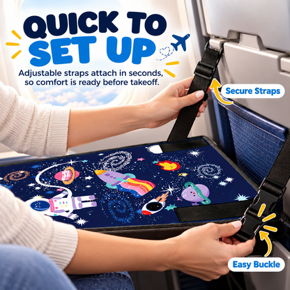✈️😴Airplane Seat Extender for Kids | Foldable Travel Footrest