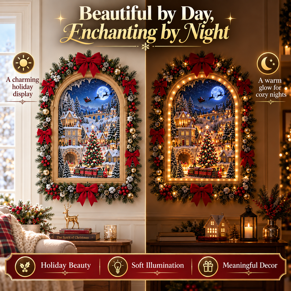 🎄 The Christmas Portal™ – Animated Christmas Village ✨