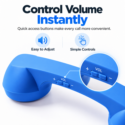 ☎️Retro Phone Handset with Type-C | Vintage Wired Receiver 📞