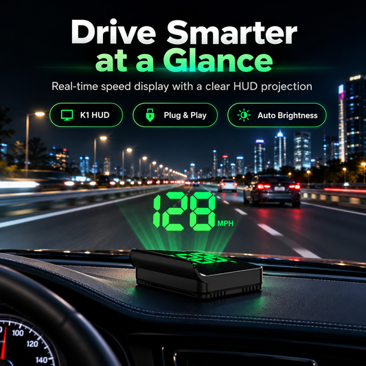 🚗 Smart HUD Speedometer – Upgrade Your Car With A Clear Windshield Speed Display