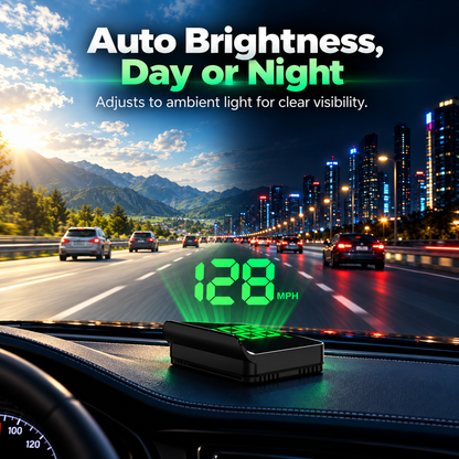 🚗 Smart HUD Speedometer – Upgrade Your Car With A Clear Windshield Speed Display