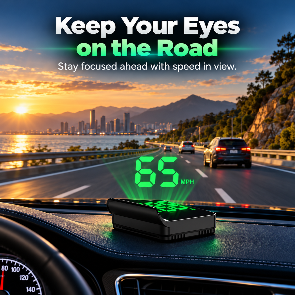 🚗 Smart HUD Speedometer – Upgrade Your Car With A Clear Windshield Speed Display