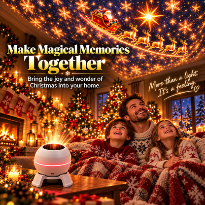 🎄 50% OFF Christmas Projection Night Light ✨ Create A Magical Holiday Wonderland At Home