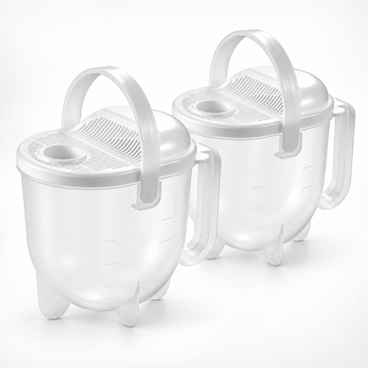 📢⏰ 50% OFF – Hands-Free Rice Washer with Strainer 🍚✨