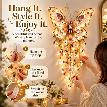 Lighted Nativity Angel Wings Wall Decor | Christmas LED