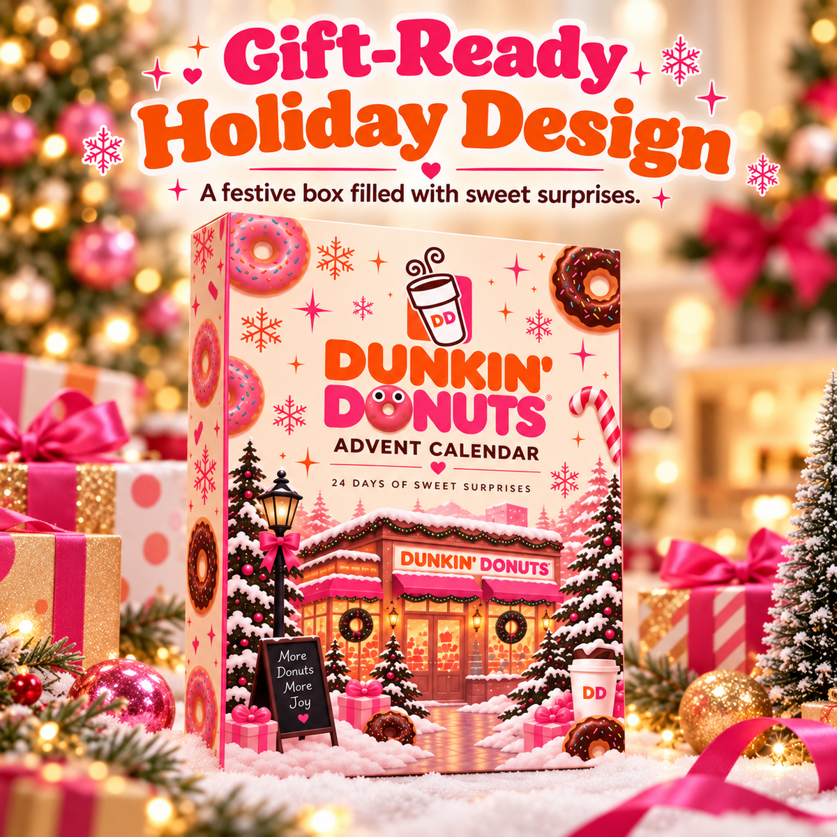🍩 Dunkin' Donuts 2027 Advent Calendar – 24 Days of Sweet Surprise Charms