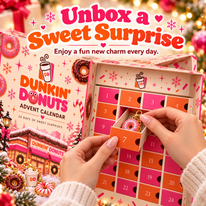 🍩 Dunkin' Donuts 2027 Advent Calendar – 24 Days of Sweet Surprise Charms