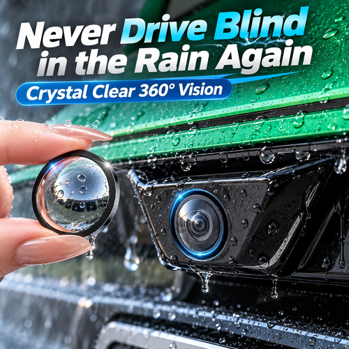 Anti-Rain & Scratch Car Camera Film (4-Pack) 💧🚘